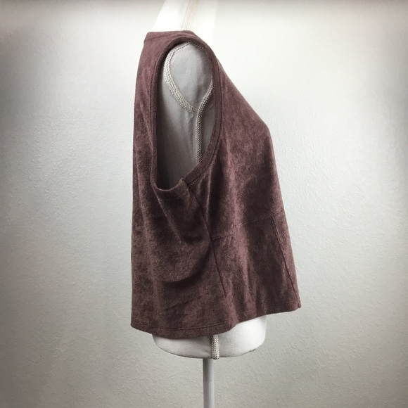 Asos Design Curve Brown Terry Cloth Pullover Top Size 18 - Picture 5 of 7